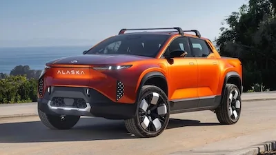 Ford Maverick EV Pickup 2025 Fisker Alaska specs: 340 miles range, 3.9s 0-60 mph, 208.8 inch length fisker-alaska-electric-pickup-truck (1)